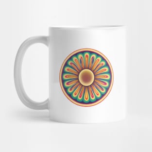 Psychedelic Hippie Flower Mug